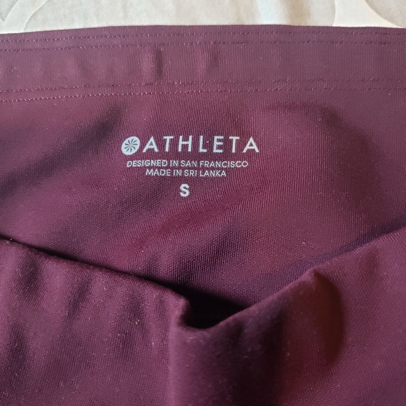 *Athleta All In Structure Colorblock 7/8 Leggings, Size Small, Auberge - Picture 7 of 12